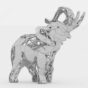 现代雕塑装置公共艺术3D模型下载